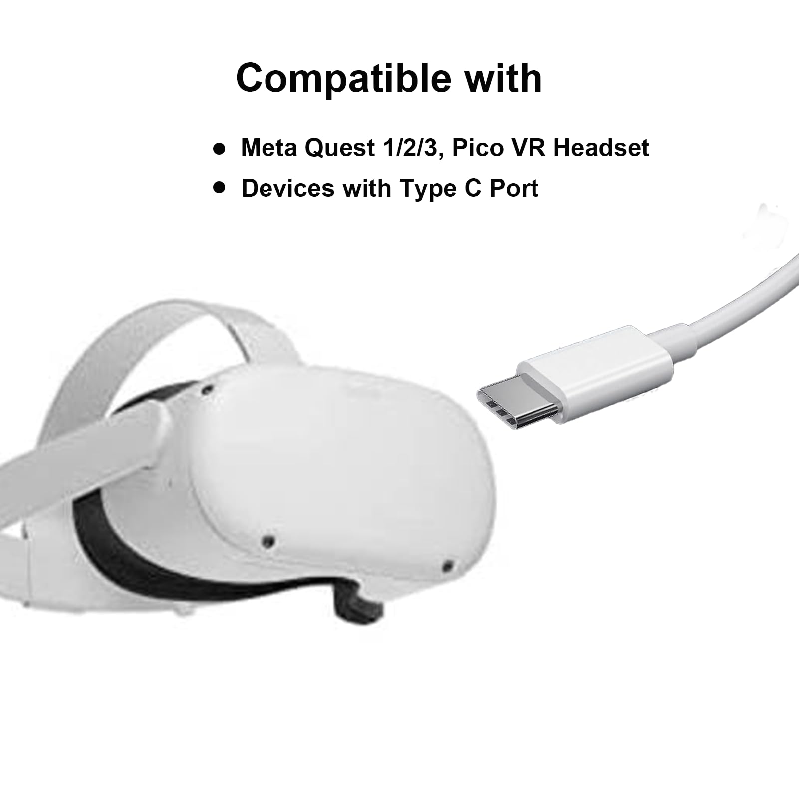Amazon.com: YBSCJHGR Charger Replacement for Meta Quest 3/2/1 VR