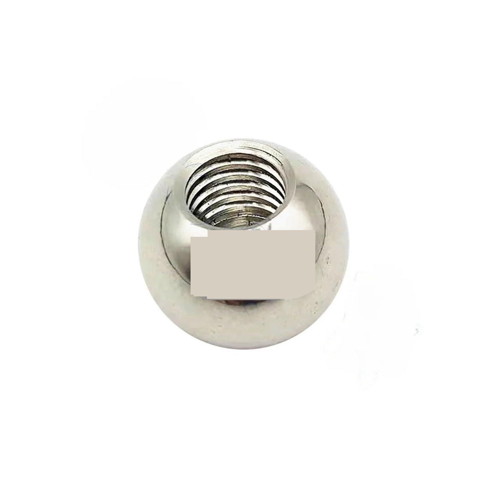 Acier Inoxydable Billes Roulement Billes de perçage demi-trou en acier inoxydable M2 .5 M3 M4 OD mm - 50 Filetage femelle Trou borgne Bille lisse pour Roues de Bicyclette(M4,40mm)