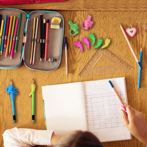 Colovis Pencil Silicone Grips for Kids Handwriting, 3 Type, Suitable for Children, Students, Toddler, and Special Needs