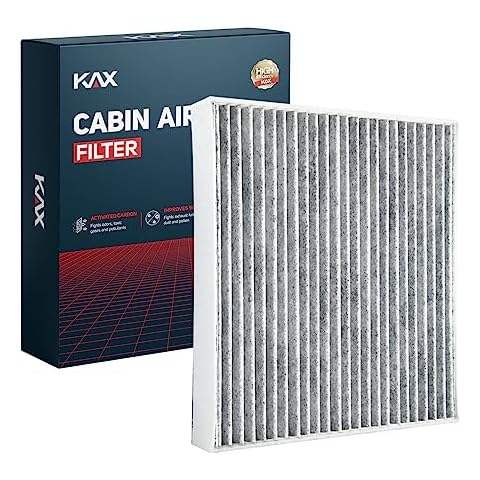 KAX Cabin Air Filter, CF10285 CP285 Replacement for Corolla,Camry,RAV4,4Runner,Outback,Tundra Highlander Avalon Prius Sequoia IS250 RX350, w/Activated Carbon Passenger Compartment Air Filter Cover