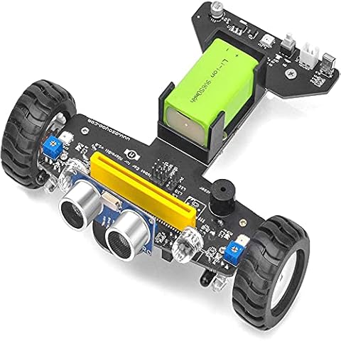 OSOYOO Photon Robot Kit Powered by Micro: bit Board Start to Learn Graphical Programming Early STEM Education for Beginners and Kids Improve Children's Logical Thinking and Creativity Cover