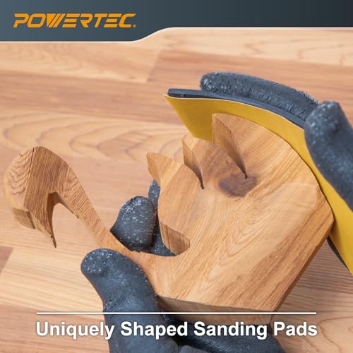 image for POWERTEC 71441 Flexible Contour Sanding Grips Set w/ 3 Flexible Foam P