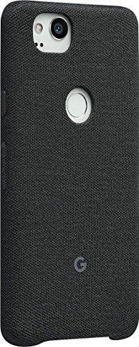 Google Pixel Case for Pixel 2, Protective Phone Cover With Tailored Fabric and Active Edge Compatible, Official Google Pixel Cover, Carbon