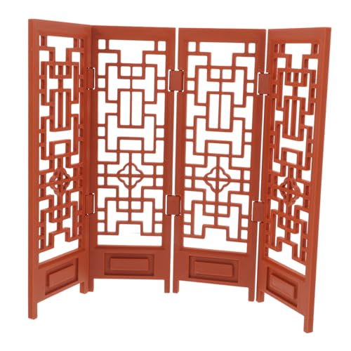 SEWOART Paravent Miniature Vintage De Style Chinois Kit De Décoration pour Meubles De Maison De Poupée