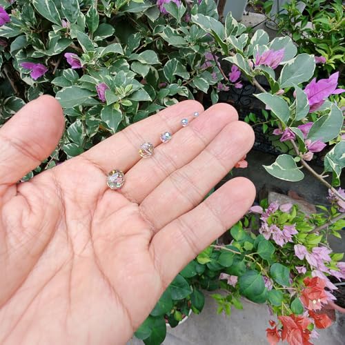 Image of Red with Green Rondelle Glass Beads for Jewelry Making, Faceted Briolette Crytal Spacer Beads for Bracelet Necklace Earring (2mm 4mm 6mm 8mm 10mm Mixed Sizes, 1000pcs)