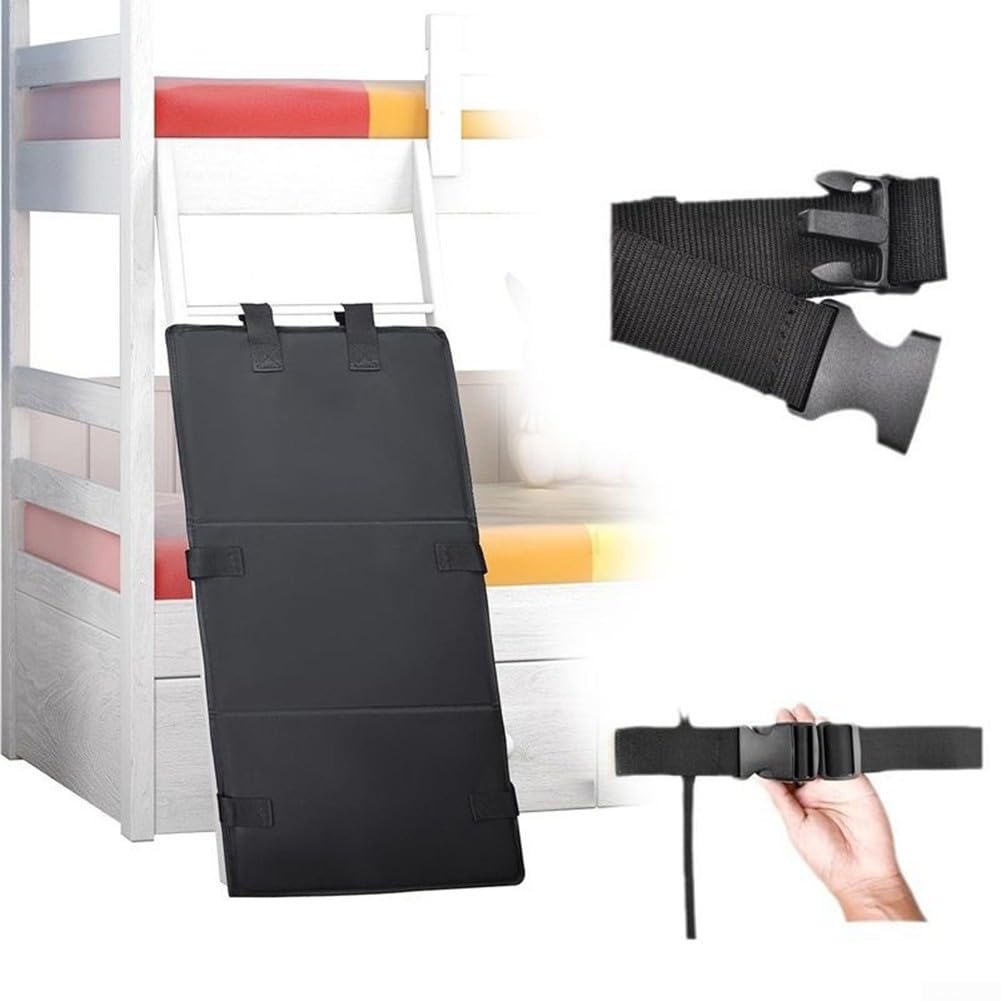Échelle de lit superposé pour enfant - Solution de sécurité - Dispositif anti-escalade - Pour la maison et les voyages - Gris