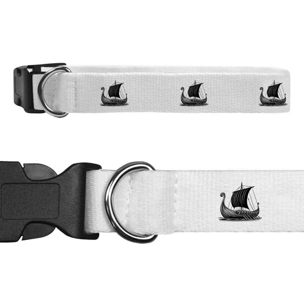 Large 'Viking Longship' Dog Collar (PR00065252)