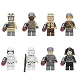 Minifiguras únicas: este juego de juguetes de minifigura incluye 8 personajes de diferentes diseños con diferentes tonos de piel, disfraces y géneros. Perfecto para que los niños pequeños jueguen y ensamblen.