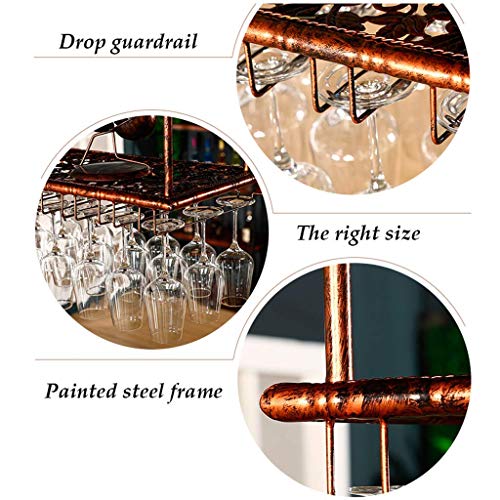 Support de rangement au plafond réglable pour bouteille et casier à vin suspendu