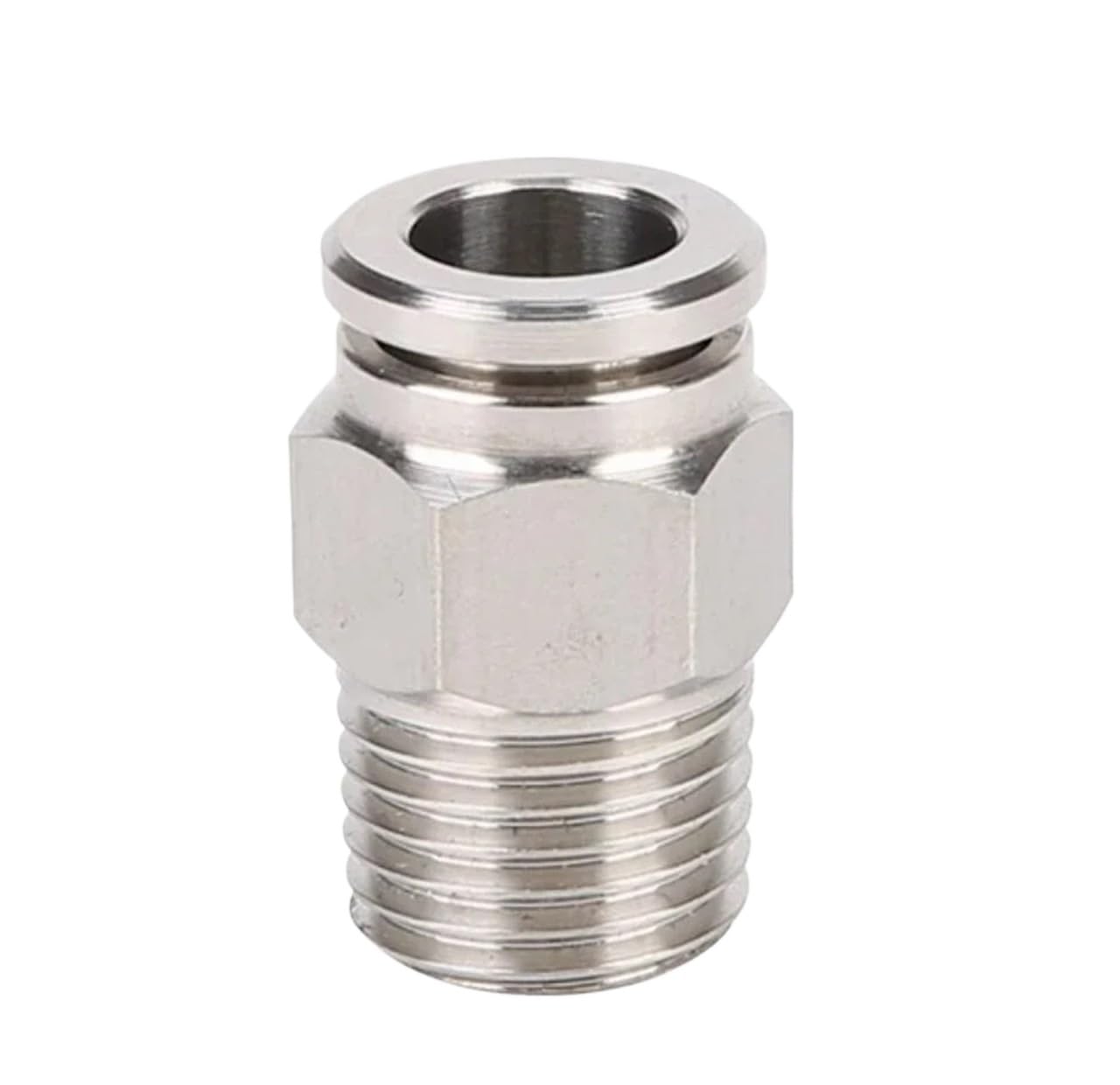 1/8" 1/4" 3/8" 1/2" 3/4" BSP NPT femelle mâle pneumatique mamelon 304 raccord rapide en acier inoxydable raccord de libération d'air (PCG BSPP, 12-01 (12 mm-1l8))