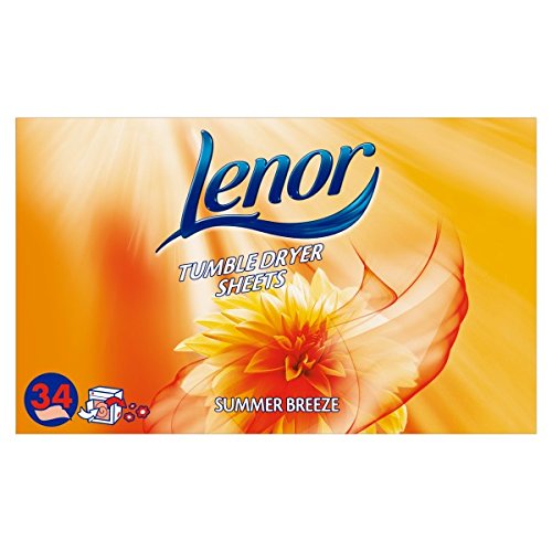 Lenor Tumble Dryer Sheets Summer 34Pk