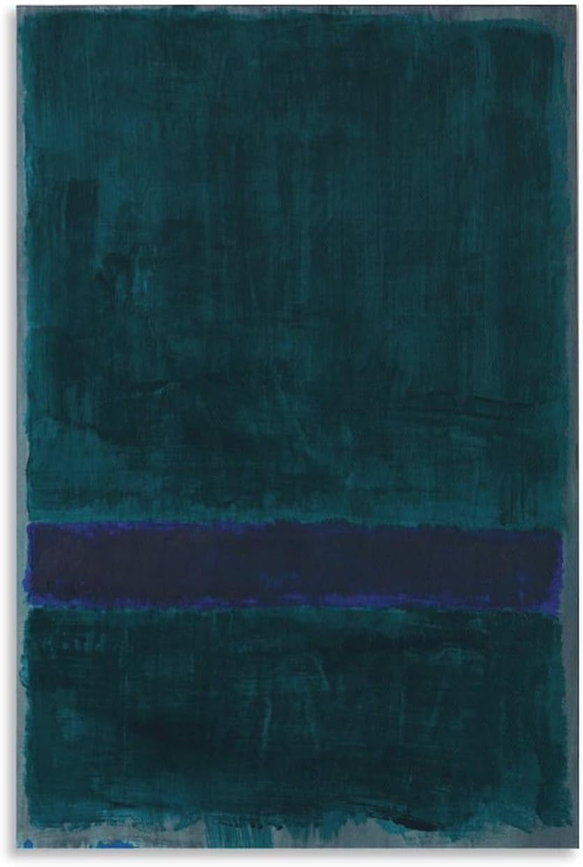 Matvsd Kohecs Mark Rothko Abstract Wall Art《Untitled》Canvas Poster Mark Rothko Prints Living Room Painting Modern Picture for Home Decor 30x45cm No Frame