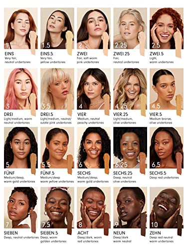 Blunder Cover Foundation/Concealer - Shade: 2.25 - Zwei.25 - Fair Neutral Undertones | Clean Beauty, All-In-One, Fragrance-Free, Cruelty-Free, Vegan - Monika Blunder Beauty (2.25 - Zwei.25) #TOP5