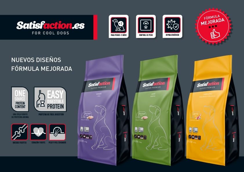 Satisfaction Hundefutter Lamm und Reis 15 kg