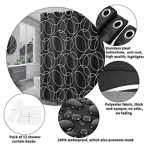 Miorkly Tenda Doccia, Lavabile Tenda Vasca da