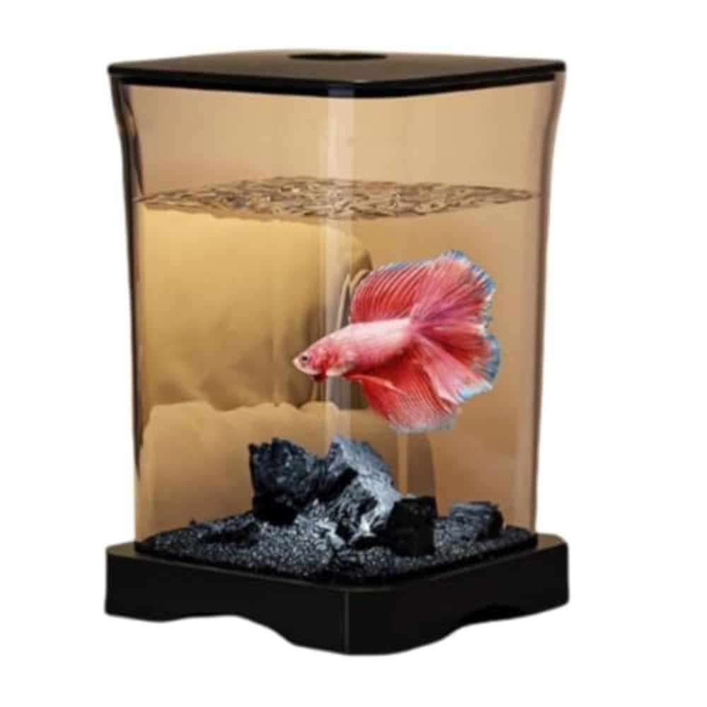 hase443　水槽 Amazon | SearEase 小型水槽、1.4Lコンパクト水槽キット、LEDライト