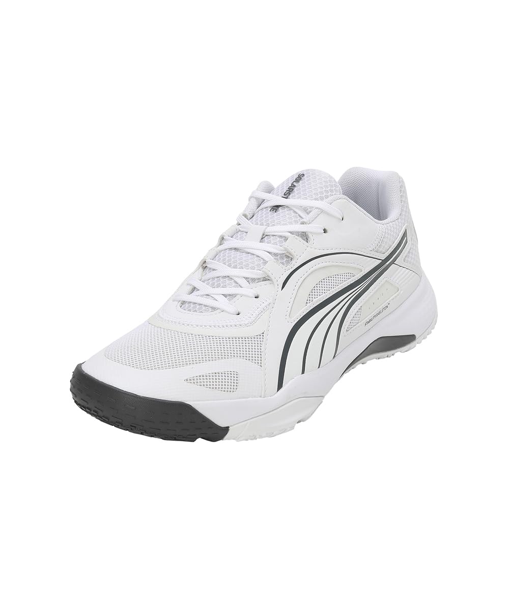 Puma Unisex-Adult Solarstrike Ii White-Shadow Gray Indoor Court Shoe - 6 UK (106881) (B0BLHTLQPM) Amazon Price History, Amazon Price Tracker