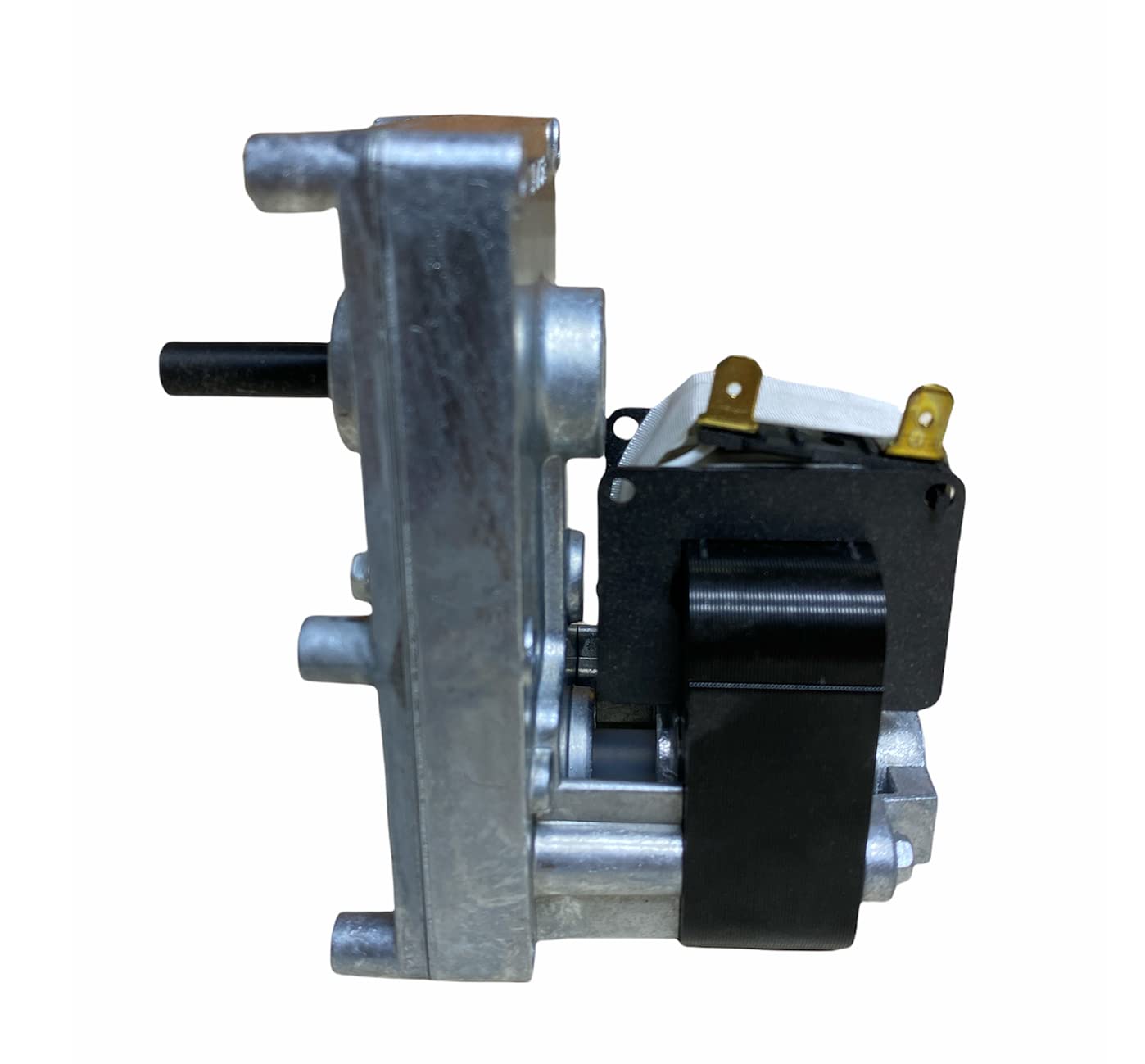 eRicambi, Motoriduttore FB1146 per Stufe a Pellet serie T3, Velocità 5,3rpm, Pacco Lamellare 50mm, Ø Albero 8,5mm, Senso di Rotazione Oraria, Spianatura Singola, Lincar Ecoteck Moretti Ravelli Ungaro