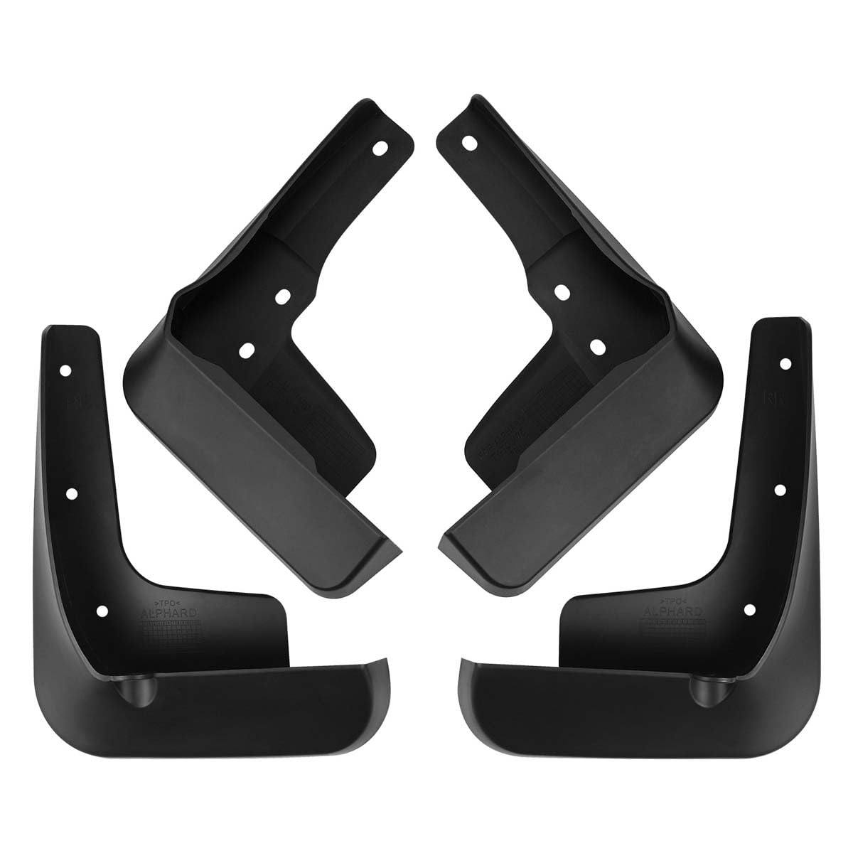 BXQDAM Car mud flaps,Compatible with Toyota Alphard 2022-2025,Car exterior accessories