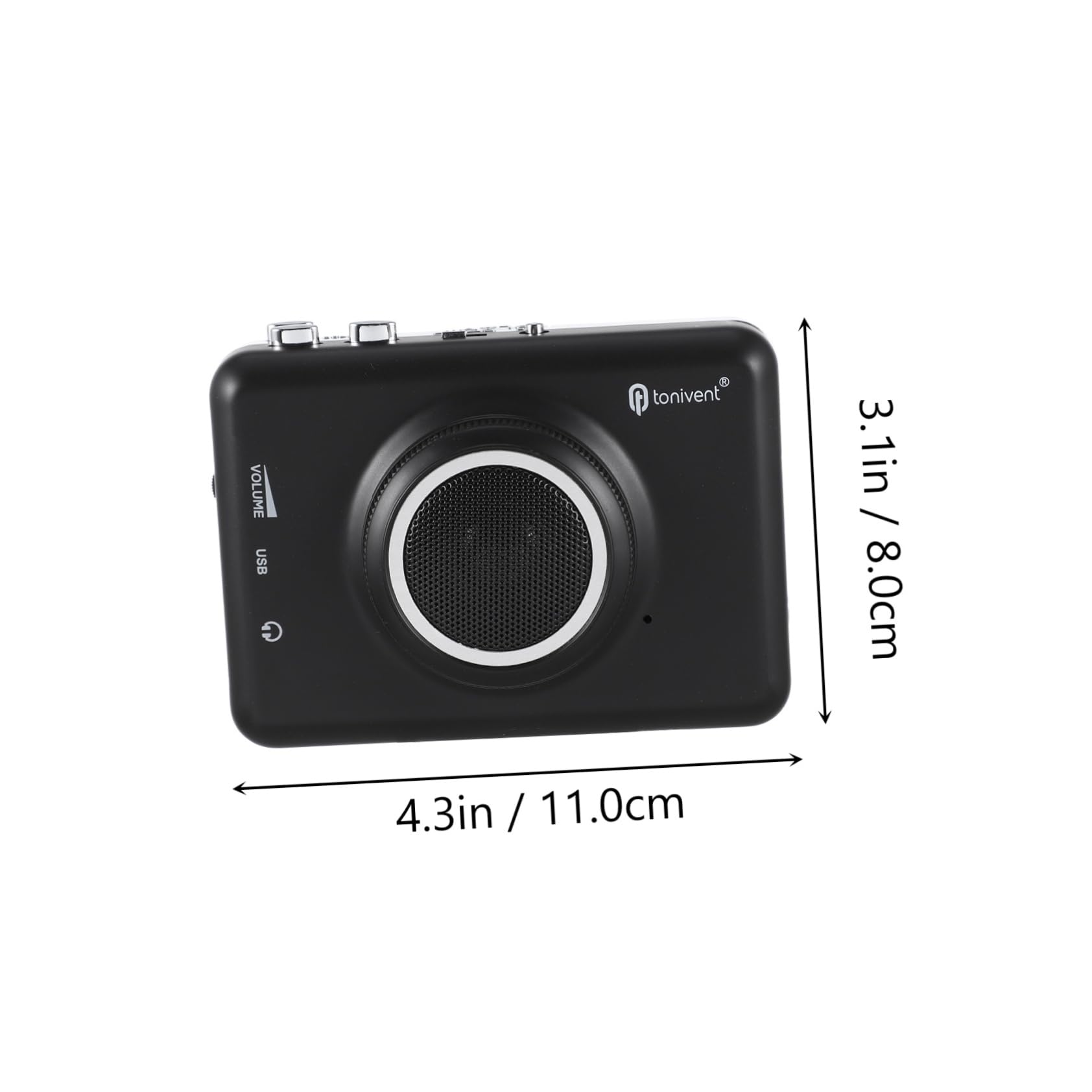 USB Cassette Player with Detachable Speaker Portable Tape to Converter Music Playback Anywhere Compatible with USB Devices Design