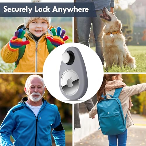 Lulaven for Airtag Holder for Kids Hidden 4 Pack GPS Tracker Case - Image 2