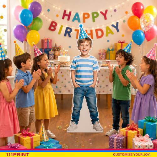 Image of Custom Life Size Cardboard Cutout, 1-8ft Foam Board Standee