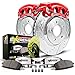Power Stop KC131-26 Front Z26 Street Warrior Brake Kit Subaru