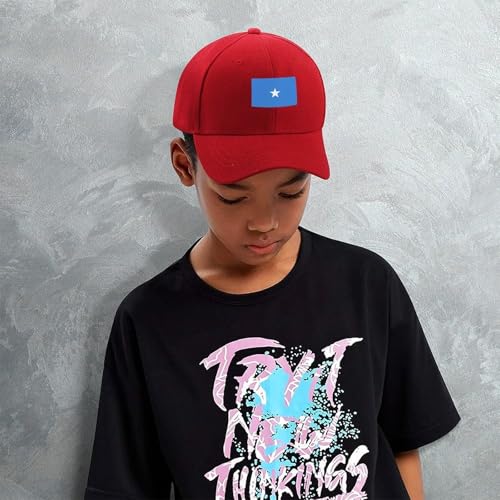 Somalia Flag Children Baseball Cap Adjustable Snapback Trucker Hats Boys Girls Sports Outdoor Travel hat 5