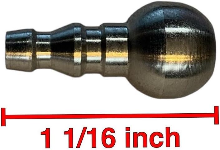 4PK Stainless Steel Weighted Injector Debris Filter & Chemical Pickup Compatible with PF22 PF22.2 Foam Cannon