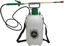 Pulverizador Manual Profissional Jato Regulável, 5 Litros, com Alça de Transporte, Ideal para Jardinagem e Agricultura