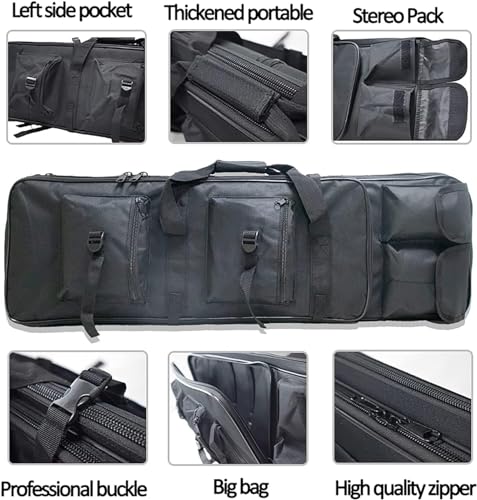 ANSNOW Pokrowiec Na Strzelbę Airsoft, Torba Na Broń Taktyczną, Futerał Na Broń Krótką, Miękkie Etui Na Broń, Pokrowce Na Broń Asg, Akcesoria Do Wiatrówek Doetów,Ety, Magazynki, Akcesoria Do Broni Pa