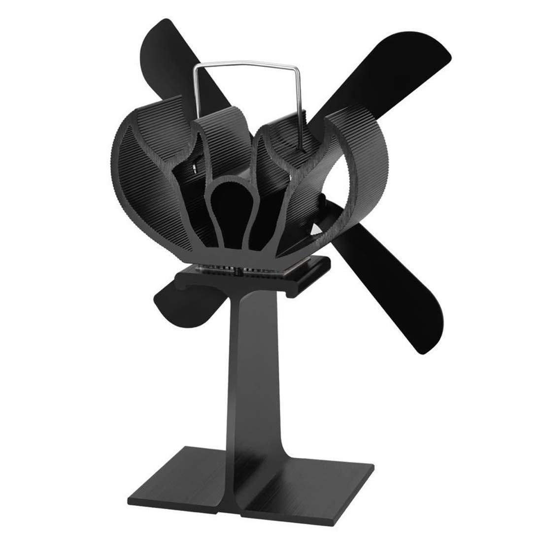 Ventilatore a 4 pale alimentato a calore per camino bruciatore a legna Ventilatore a 4 pale alimentato a calore per camino bruciatore a legna