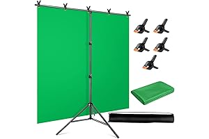 Green Screen Backdrop with Stand Kit: Stream Like a Pro!