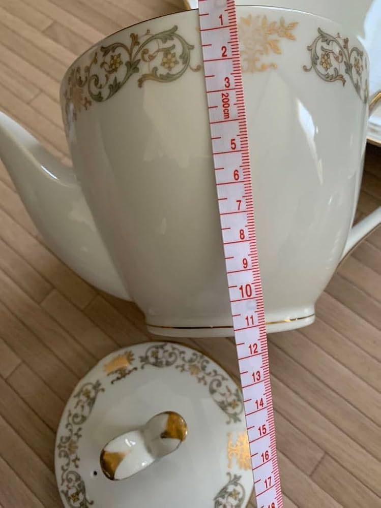 オールドノリタケ　グレイセリン　GACELYN ティ―セット Amazon | Noritake ティーポット シュガーポット 大皿1枚セット