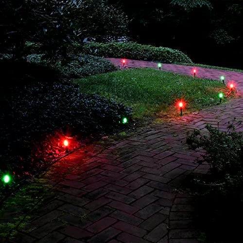Lumabase Electric Pathway Lights With 10 Red And Green Bulbs #TOP3