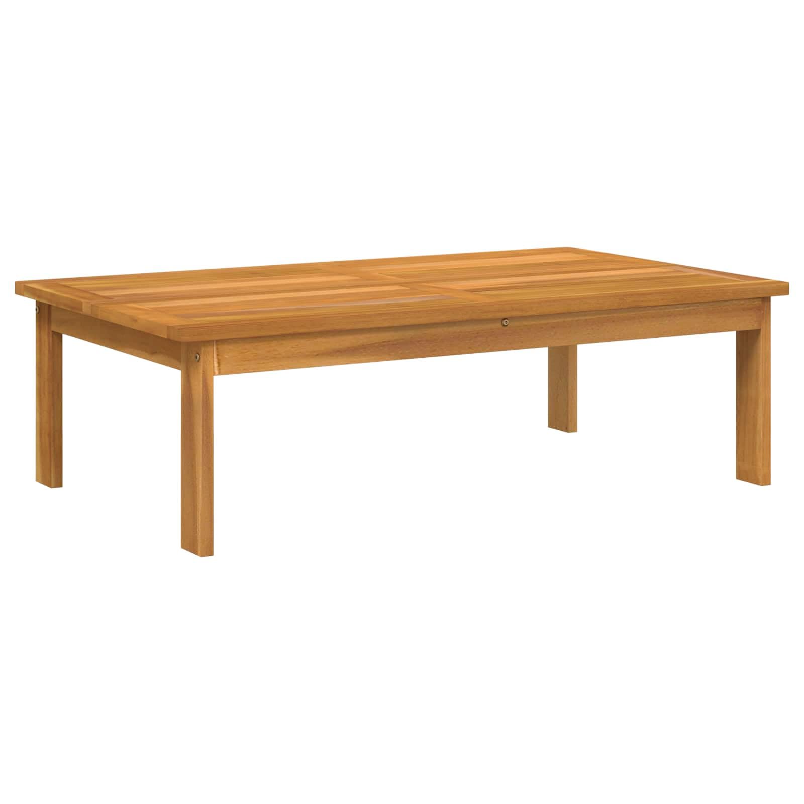 Sofa Set Anthrazit mit Kissen aus massivem Akazienholz 2-teiliges Moebelset für Garten und Terrasse mit Tisch und Outdoor-Sitzgruppe, modular, wetterfest, modernes Design