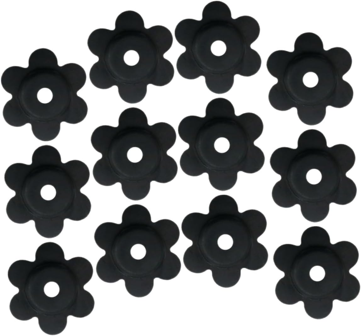 BESPORTBLE 24pcs Garden Flag Stoppers Windproof Rubber Plugs for Garden Flags Versatile Blossom Design for Decorative Accessories image 3