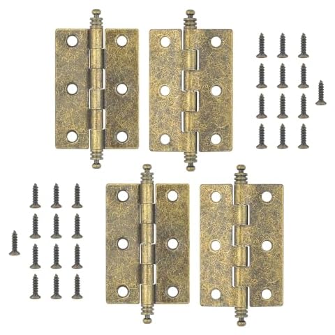MABAHON Antique Bronze Butt Hinges Set Cover