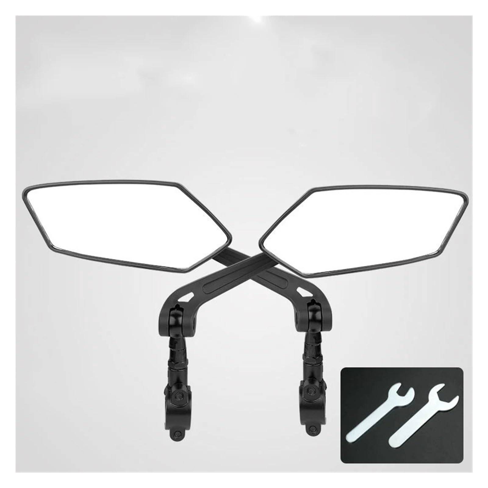 Motorcycle Mirrors Rétroviseur De Vélo Réflecteur Réglable Guidon Rotatif Miroir Clair