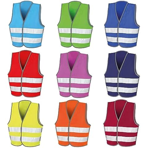 Expert Workwear Kids Hi Vis Safety Vest Cover