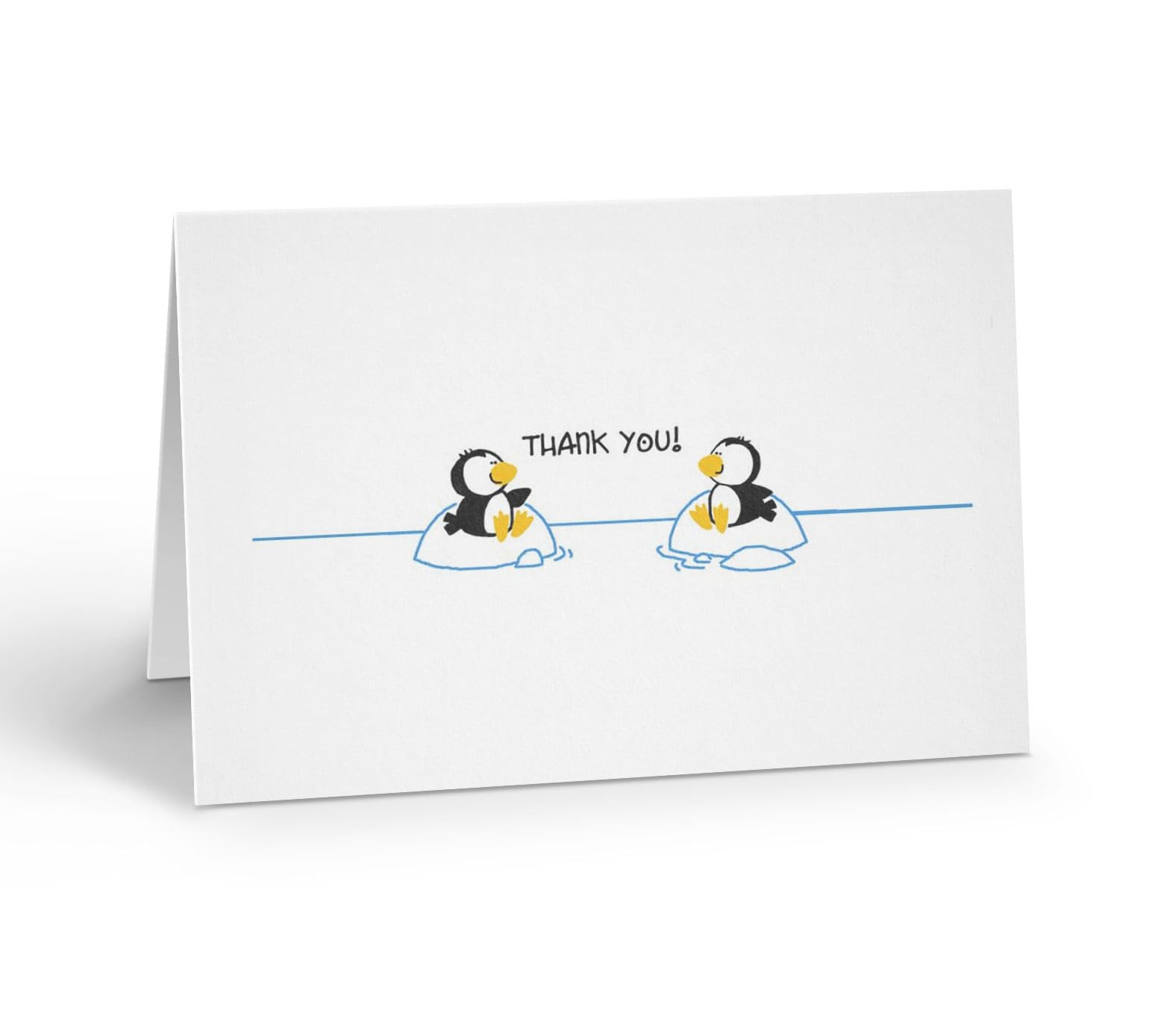 Stonehouse CollectionPenguin Thank You Note Cards - Blank Thank You Notes - USA Made - Boxed Set Cute Animals Note Cards (Penguin)