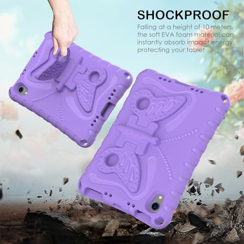 Coque iPad Mini 6 et 7 violette idée cadeau utile pour enfant