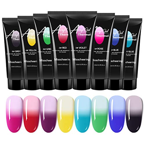 vivioi Poly Gel Nail Kit Poly Nails Extension Gel Polygel Nail Kit Colorful Extension Gel Nail Enhancement Manicure Tool Building Long Nail Kit Professional Gel Manicure Kit For Women Girls Gift
