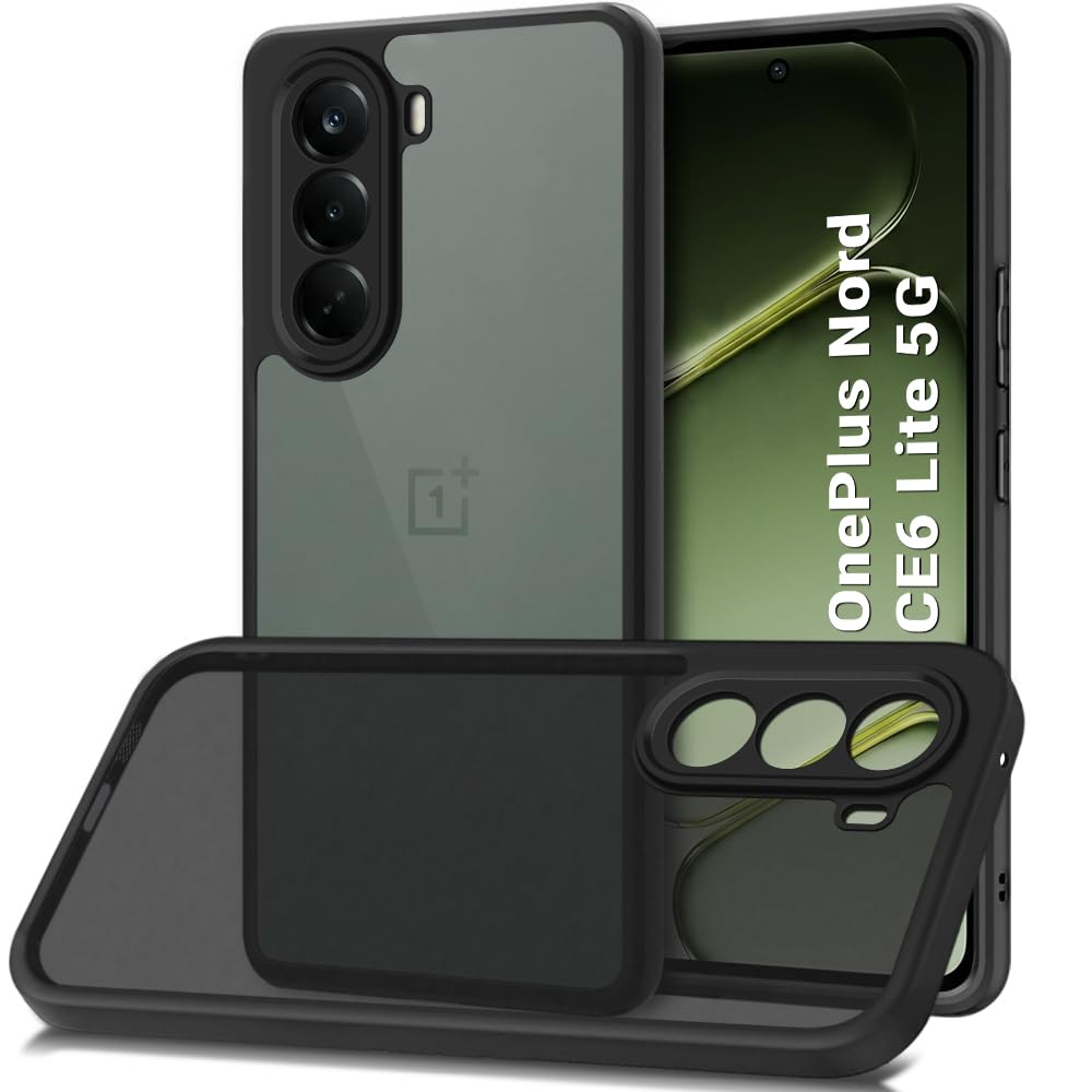 TheGiftKart Hybrid Shockproof Back Cover Case for Motorola Moto Signature 5G | Camera Protection Module | Hard Back Case Cover for Moto Signature (PC & TPU, Translucent Smoke Matte Back, Black Sides) — Amazon image 32