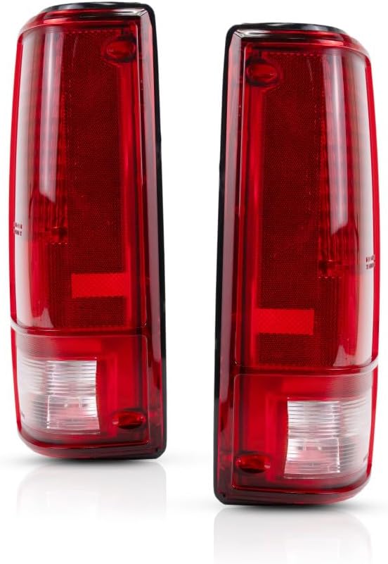 For Chevy S10/GMC S15/Sonoma Tail Light Assembly Unit 1982-1993 Pair Driver and Passenger Side | GM2800106 + GM2801106