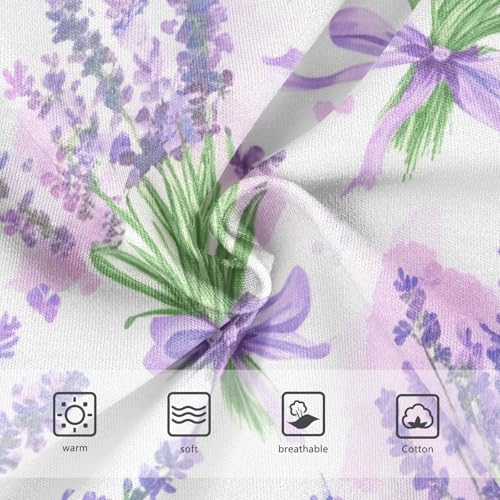 Lavender Bouquets Purple Floral Toddler Girls Underwear 2t Cotton Cute Panties Girl Fun Underpants Briefs3