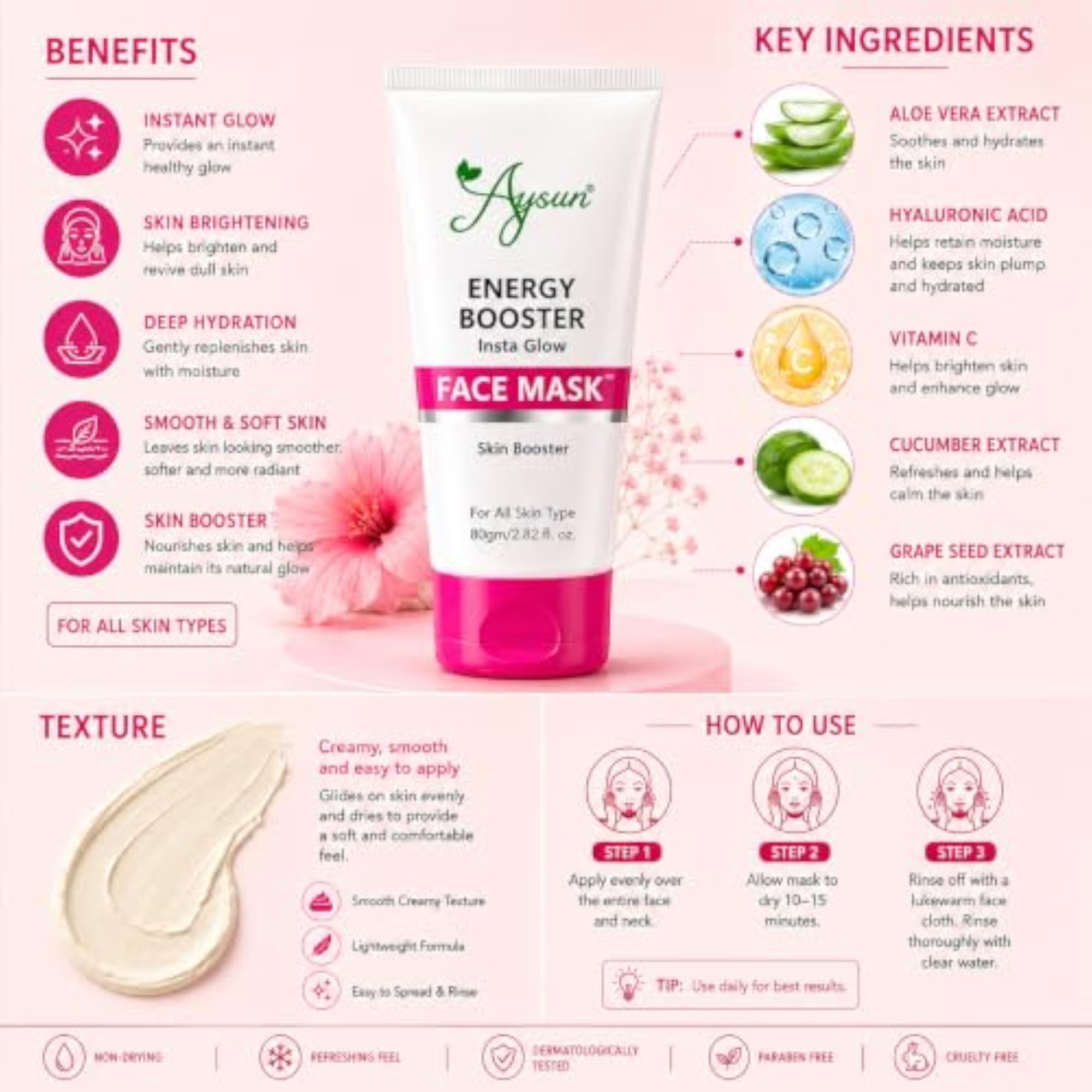 Complete Facial Care Combo Kit, Cleanser, Scrub & Treatment