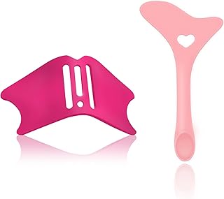 4 in 1 Nose Contour Stencil,2 Pack Silicone Eyeliner Tool Makeup Stencils Multifunctional Eye Makeup Aid Tools Eyeliner Aid Nose Shadow Stencils Reusable Eyebrow Shaping Stencil