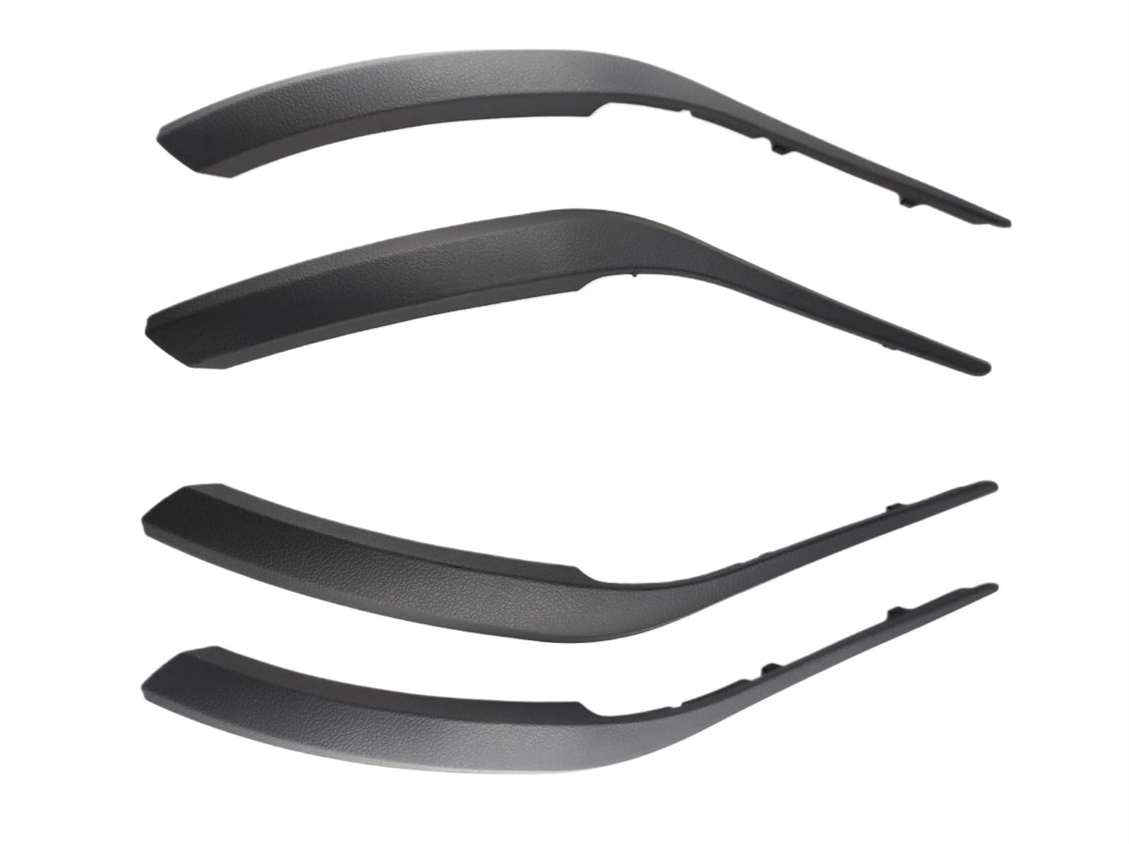 BLNETU for X1 E84 23d/25i/16d/16i/18d/20i 2008-2016 51412991775 51412991776 Interior Door Inner Panel Handle Pull Trim Cover (1set Black)