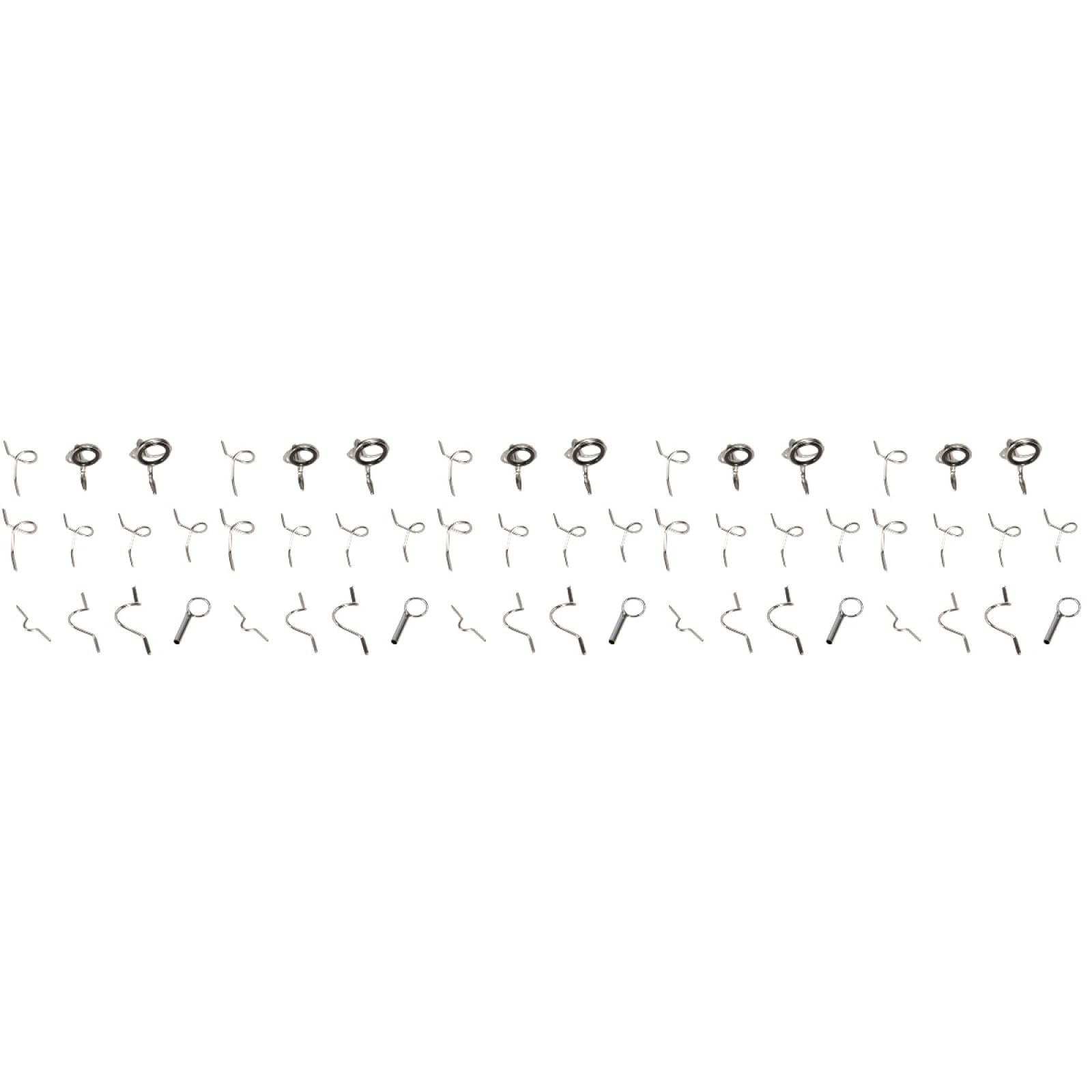 Toyvian Teiliges Angelruten Reparaturset DIY Augenringe Für Verschiedene Zubehör Für Angler Und Fliegenfischer Für Schnelle Reparaturen